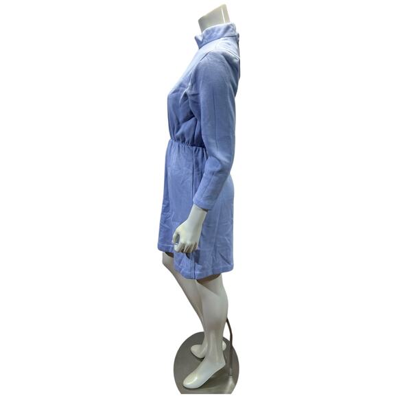 Vintage 1980s Alexia Turtleneck Dress - Lavender - Secretary Style - Size 10P - Picture 2 of 8